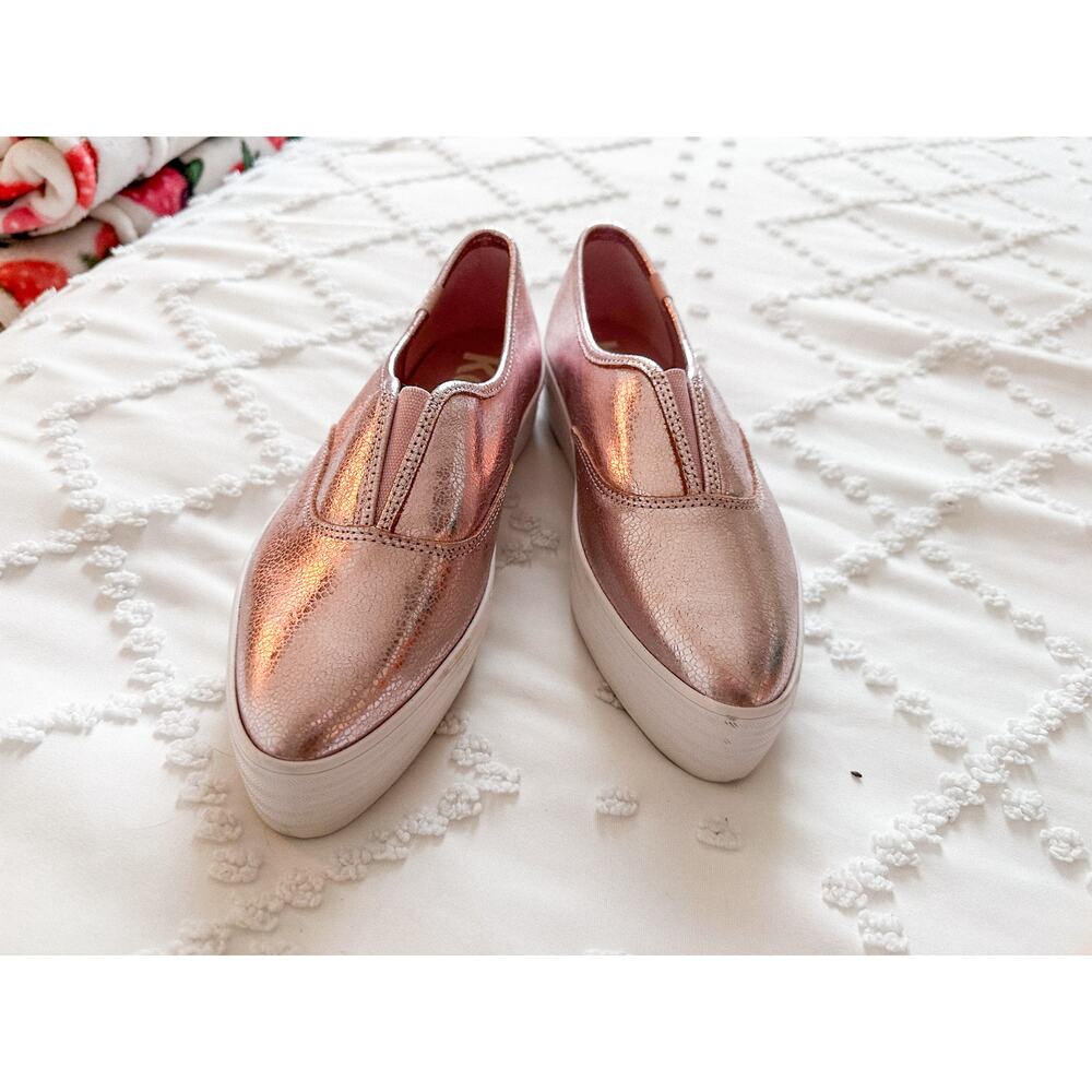 NWOT Keds Metallic Rose Gold Platform Slip-on Women's Shoes Women's Size 8
